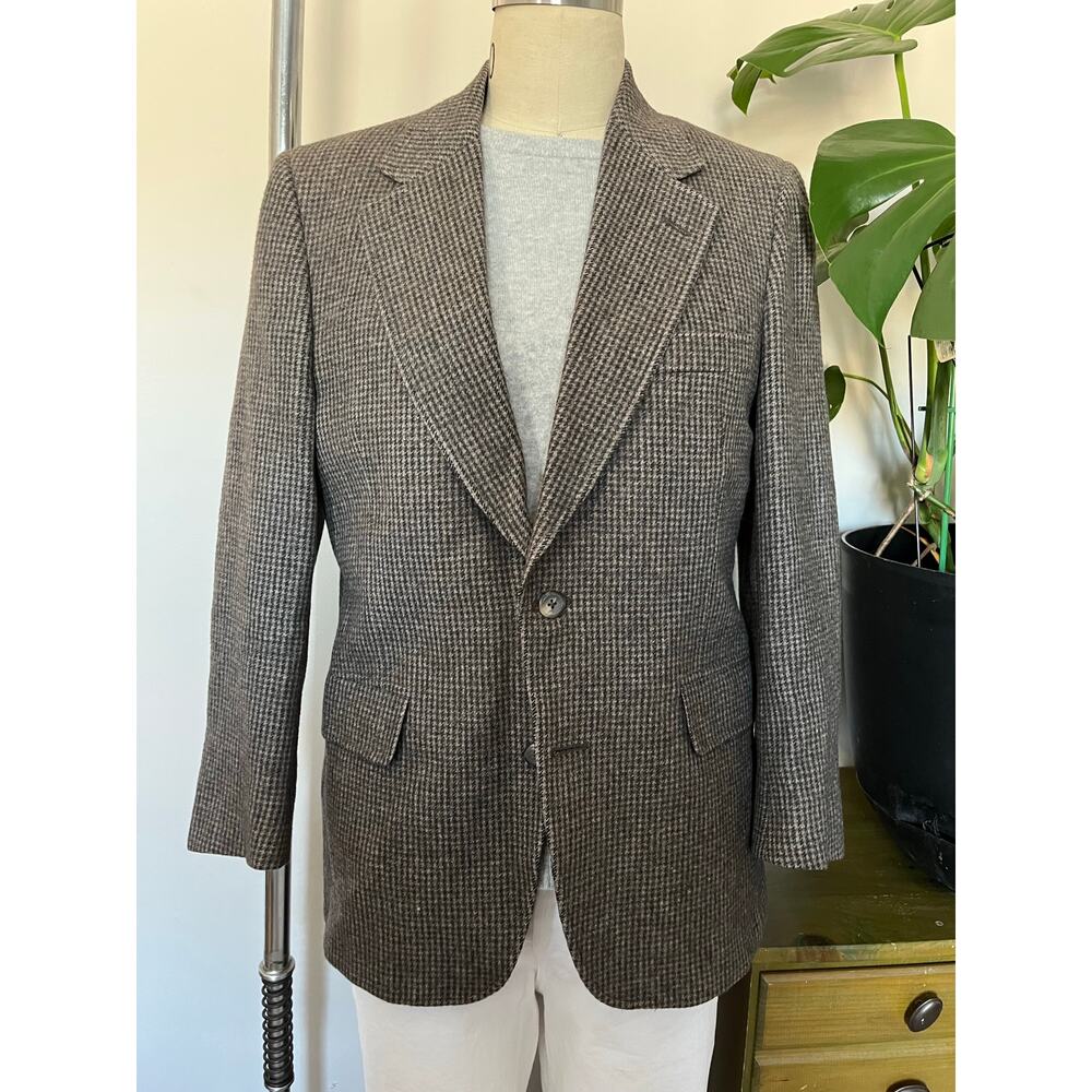 Vintage Allen Solly for Lazarus camel hair blazer sport coat 38 s.